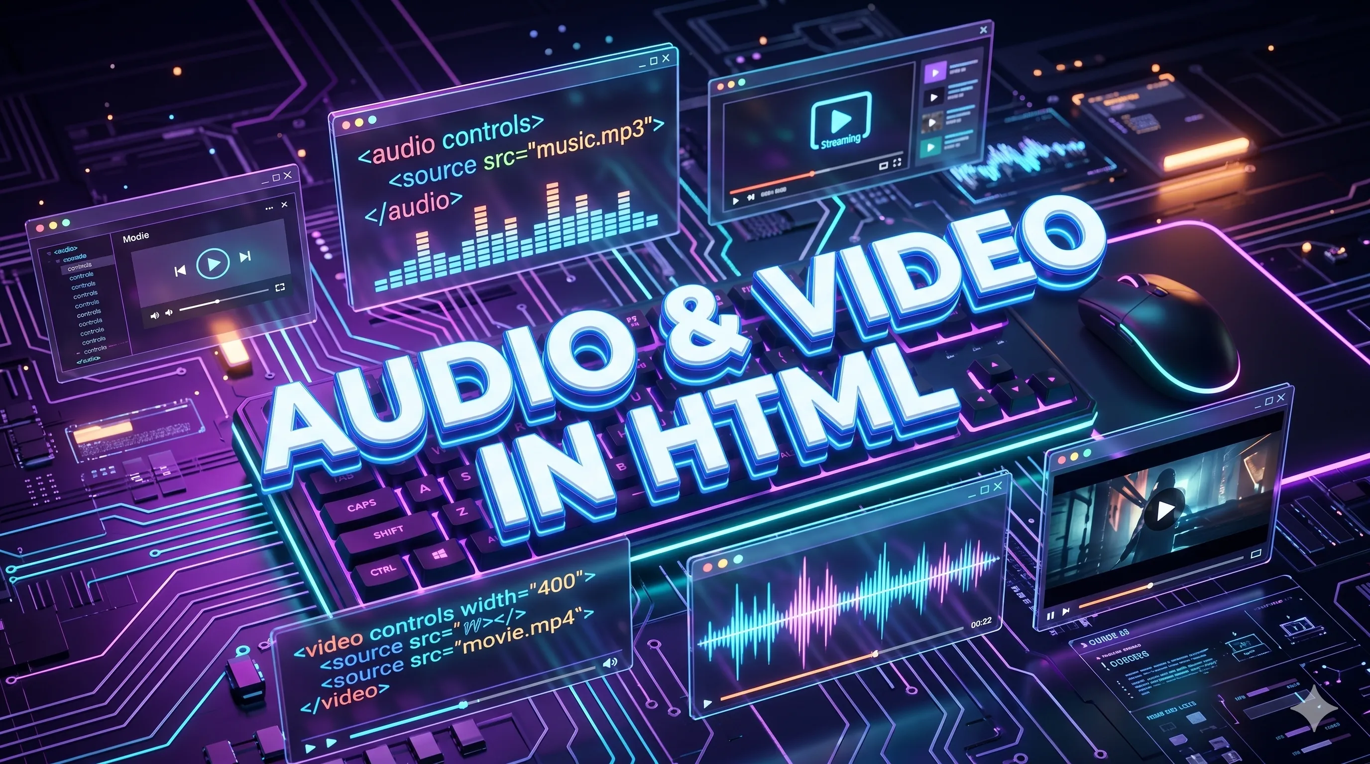 HTML Audio & Video Tags — PBA Institute Tutorial