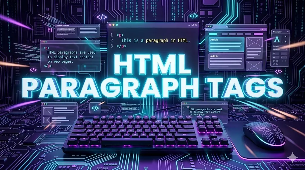 HTML Paragraph Tag — PBA Institute Tutorial